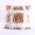 round rectangle Faux Fur Throw Pillow Cover Faux Fur Mongolian Pillow Covers